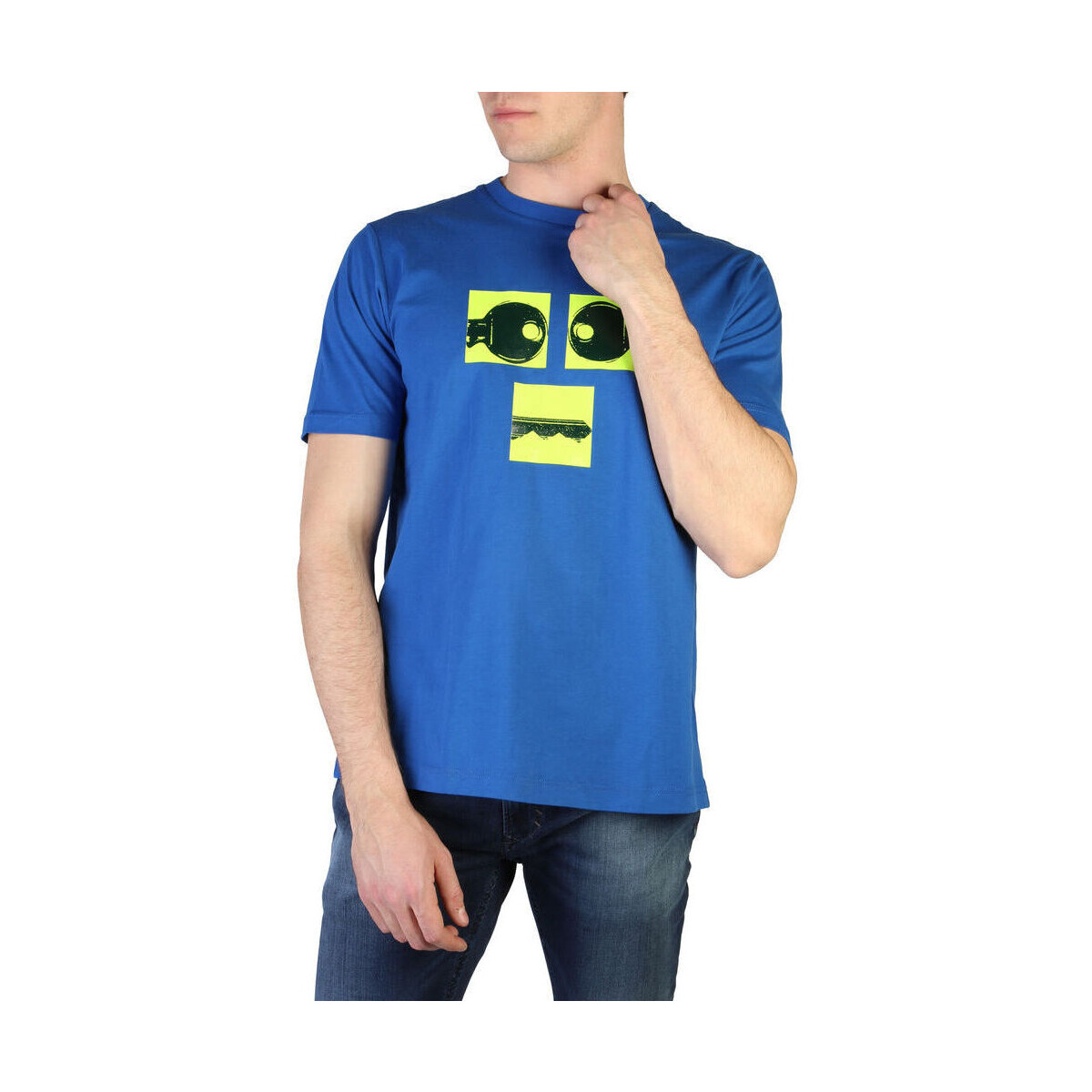 Vêtements Homme T-shirts manches courtes Diesel - t_just_t23 Bleu