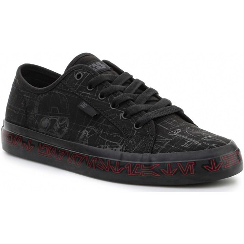Chaussures Homme Chaussures de Skate DC Shoes Sw Manual Black/Grey/Red ADYS300718-XKSR Noir