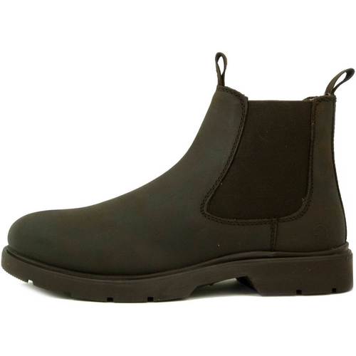 Chaussures Homme boot Boots Lumberjack Homme Chaussures, Bottine en Cuir, Élastiques-97903 Marron