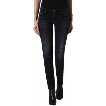 Vêtements Femme Jeans skinny Diesel - Jean Super Slim Skinny - gris foncé Noir