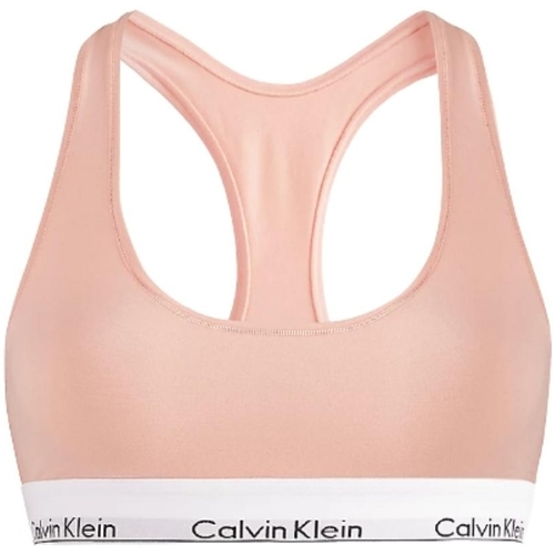 Sous-vêtements Femme Culottes & slips Calvin Klein Schals Brassiere  Ref 57792 FAL rose peach melba Rose