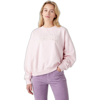 Vêtements Femme Sweats Wrangler Sweatshirt femme  Relaxed chalk pink