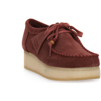 Chaussures Femme Baskets mode Clarks WALLACRAFT LO Rouge