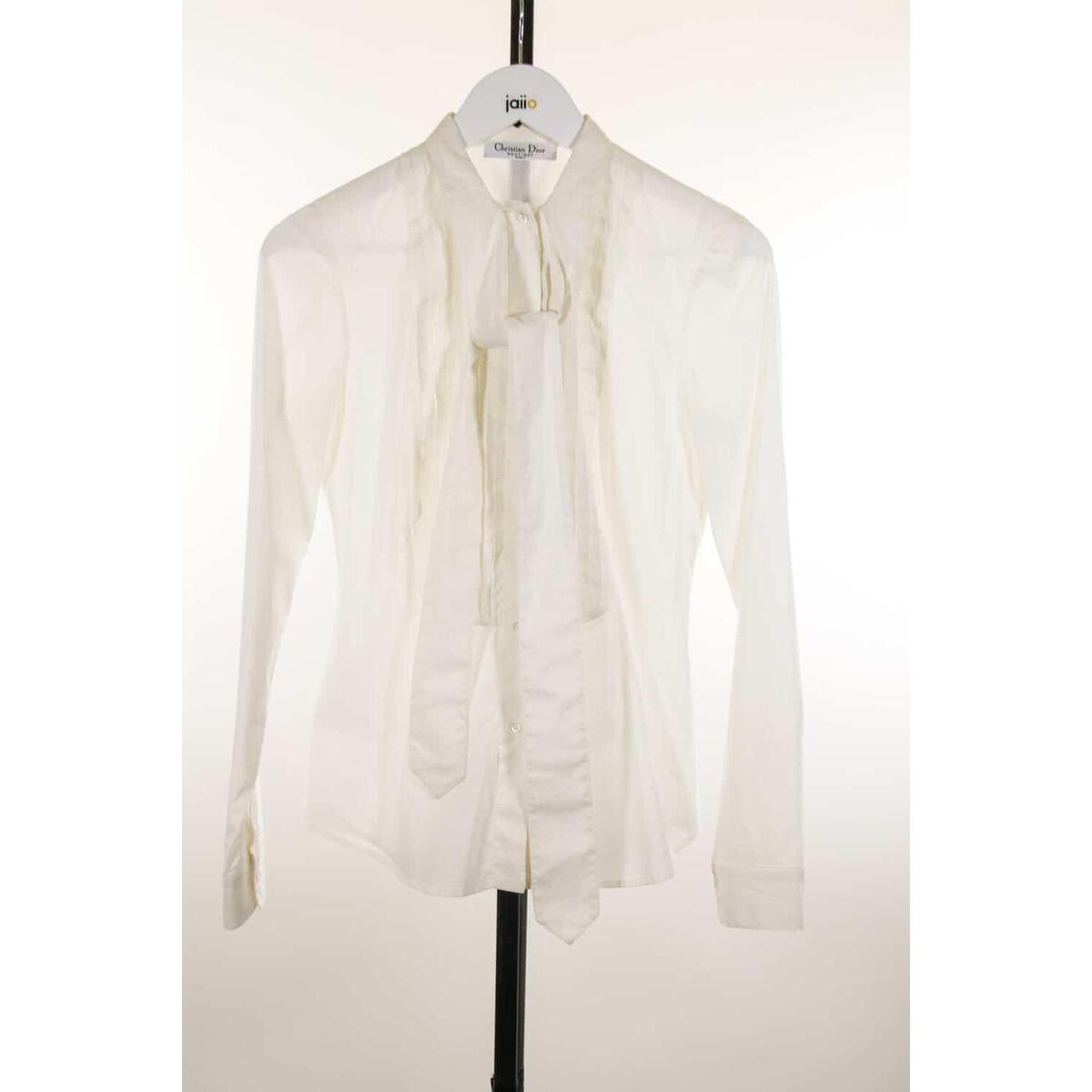 Vêtements Femme ZSC11C-CUBDPPCS-LONG SLEEVE-SPORT SHIRT Top en soie Blanc