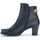 Chaussures Femme Bottines Gabor Bottines en cuir à talon bloc Noir