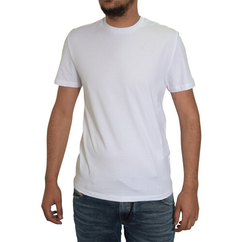 Vêtements Homme Effacer les critères Bikkembergs T-shirt  Blanc Blanc
