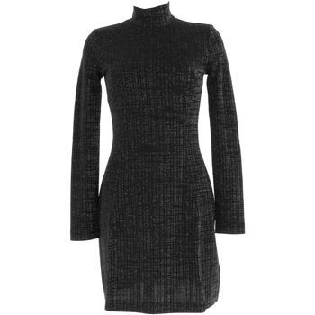 Vêtements Femme Robes courtes Guess Lane sparkly melange blac dress Noir
