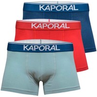 Sous-vêtements Homme Boxers Kaporal Pack x3 front logo Bleu