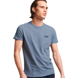 Vêtements Homme T-shirts manches courtes Superdry Logo brodé Bleu