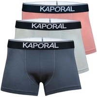 Sous-vêtements Homme Boxers Kaporal Pack x3 front logo Multicolore