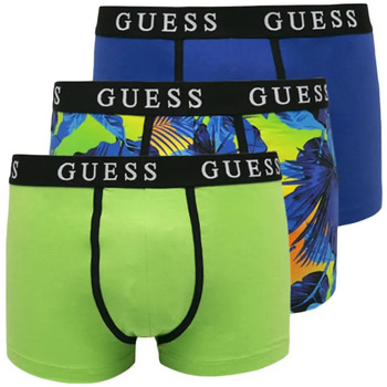 Sous-vêtements Homme Boxers Guess front logo pack x3 Multicolore