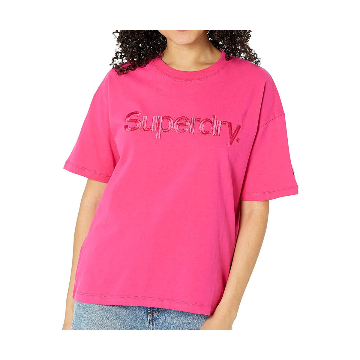 Vêtements Femme T-shirts & Polos Superdry W1010679A Rose