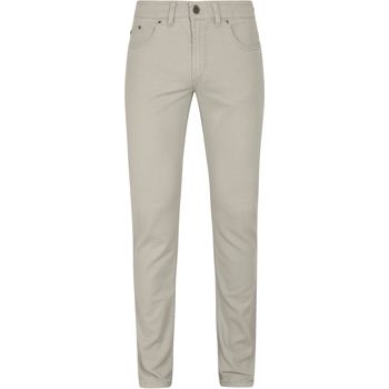 pantalon atelier gardeur  pantalon bill 5 poches beige clair 
