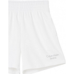 Vêtements Femme Shorts / Bermudas Calvin Klein Jeans Short  femme Ref 56543 yaf Blanc Blanc