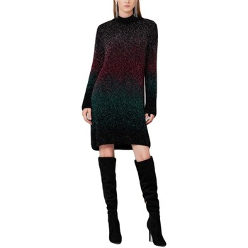 Vêtements Femme Pulls GaËlle Paris Maxi Robe En Tricot En Lurex Noir
