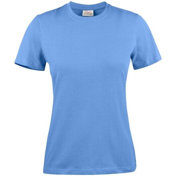 Vêtements Femme T-shirts manches longues Printer Heavy Bleu