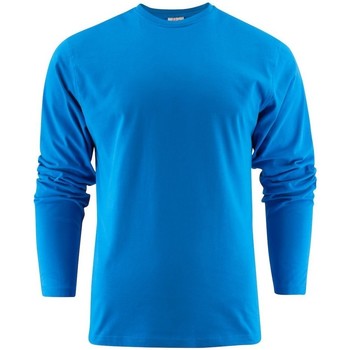 Vêtements Homme T-shirts manches longues Printer  Bleu