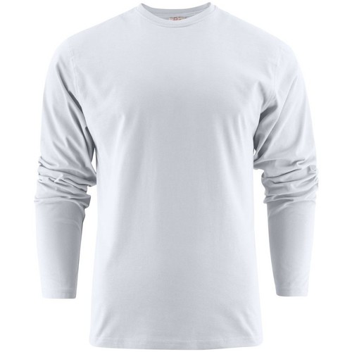 Vêtements Homme T-shirts manches longues Printer UB266 Blanc