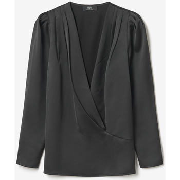 Vêtements Femme balmain black zip-up hoodie Le Temps des Cerises Blouse franz noire Noir
