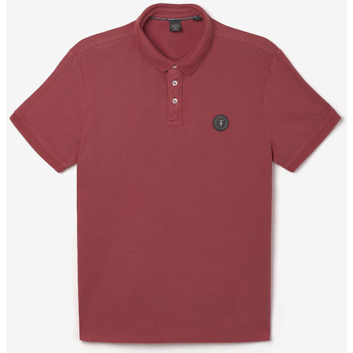 Vêtements Homme T-shirts & Polos Le Temps des Cerises Polo dylon bordeaux Rouge