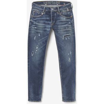 Vêtements Homme Jeans Via Roma 15ises Skip 700/11 adjusted jeans destroy vintage bleu Bleu