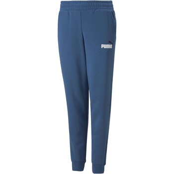 Vêtements Fille Pantalons Amp Puma Jogging  Clo Logo Bleu