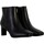 Chaussures Femme Boots Clarks Bottines à Talons Cuir Seren55 Top Noir