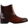 Chaussures Femme Boots Gabor Bottine Cuir Foulardc Marron