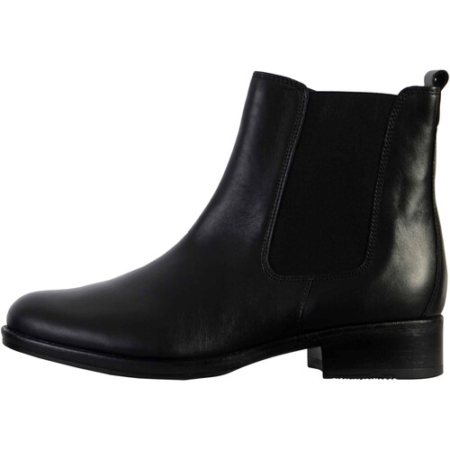 Chaussures Femme Boots Gabor Bottine Cuir Foulardc Noir