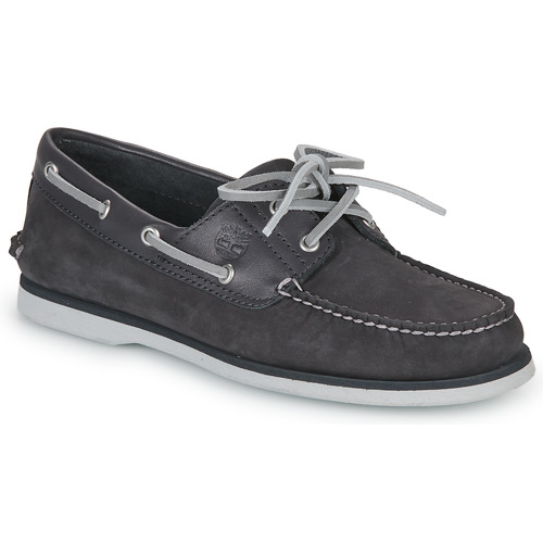 Chaussures laine Chaussures bateau Timberland CLASSIC BOAT 2 EYE Gris / Blanc