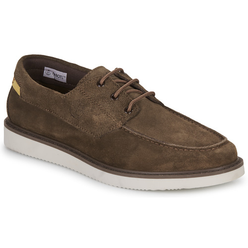 Chaussures Homme Chaussures bateau euro Timberland NEWMARKET II LTHR BOAT Marron / Blanc