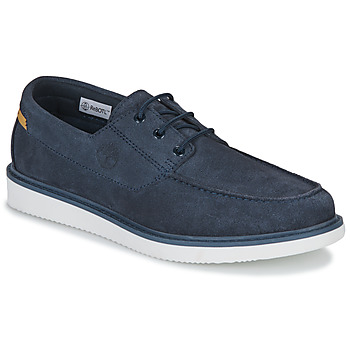 Chaussures Homme Chaussures bateau Timberland NEWMARKET II LTHR BOAT Marine / Blanc