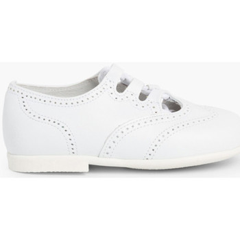 Chaussures Fille Shorts & Bermudas Pisamonas Chaussures Anglaises en Cuir Blanc