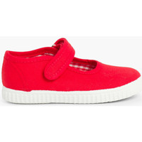 Chaussures Fille Baskets basses Pisamonas Chaussures Babies Fille à scratch style basket Rouge