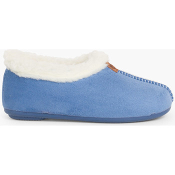 Chaussures Fille Chaussons Pisamonas Chaussons Pantoufles Façon Peau de Mouton Bleu