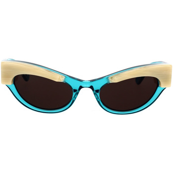 Gucci Eyewear aviator-frame tinted sunglasses Femme Lunettes de soleil Gucci Occhiali da Sole  GG1167S 004 Bleu