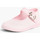 Chaussures Fille Ballerines / babies Pisamonas Chaussures en Toile avec Fermeture à boucle Rose