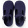Chaussures Fille Mocassins Pisamonas Salomés en toile avec fermeture à boucle Bleu