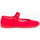 Chaussures Fille Ballerines / babies Pisamonas Chaussures en toile à boucle pour Fille (Grandes Tailles) Rouge