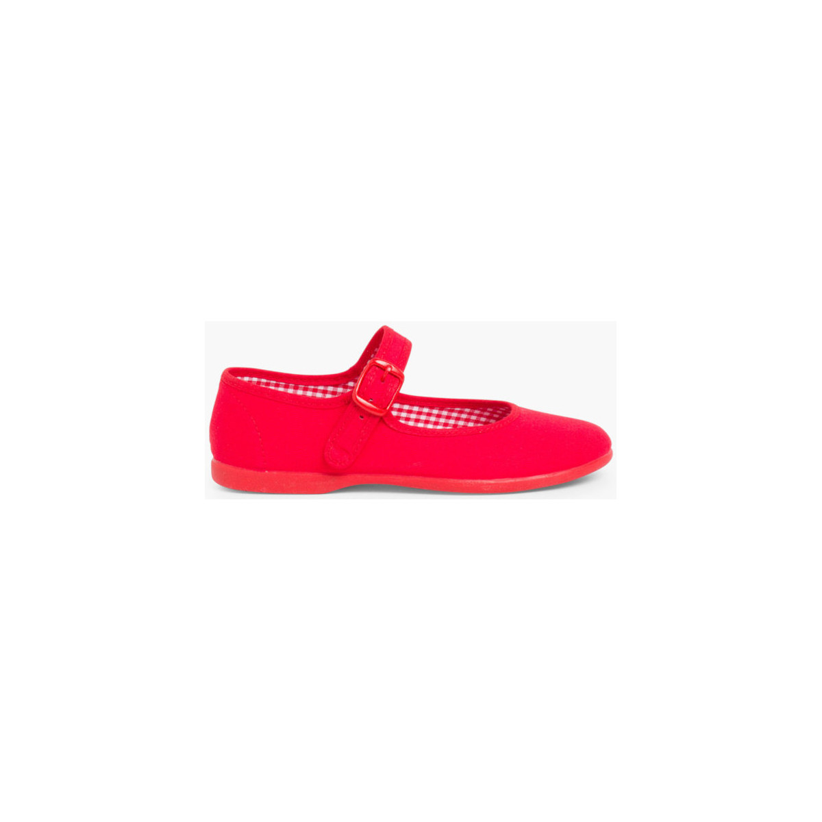 Chaussures Fille Ballerines / babies Pisamonas Chaussures en toile à boucle pour Fille (Grandes Tailles) Rouge