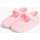 Chaussures Fille Chaussons Pisamonas Chaussons babies en Tissu Éponge avec à scratch Rose