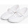 Chaussures Fille Derbies Pisamonas Babies à scratch Fin en toile pour Fille Blanc