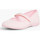 Chaussures Fille Derbies Pisamonas Babies à scratch Fin en toile pour Fille Rose