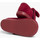 Chaussures Fille Ballerines / babies Pisamonas Babies Bamara type Angelitos avec fermeture à scratch à ruban Bordeaux