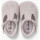 Chaussures Fille Mocassins Pisamonas Chaussures Salomé en suède avec fermeture à boucle pour bébé Gris