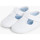 Chaussures Fille Airstep / A.S.98 Salomés en toile et à scratch pour bébé Blanc
