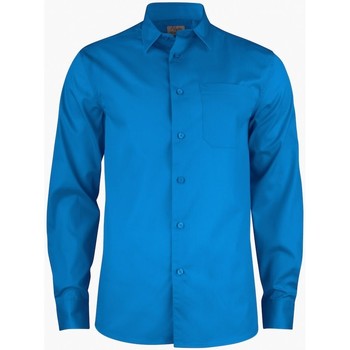 Vêtements Homme Chemises manches courtes Printer  Bleu