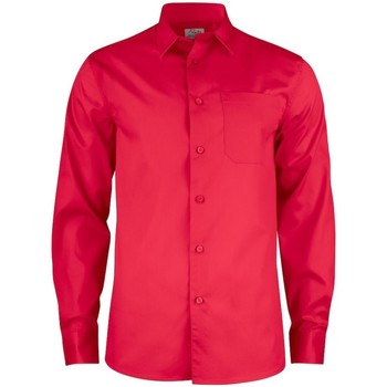 Vêtements Homme Chemises manches courtes Printer  Rouge