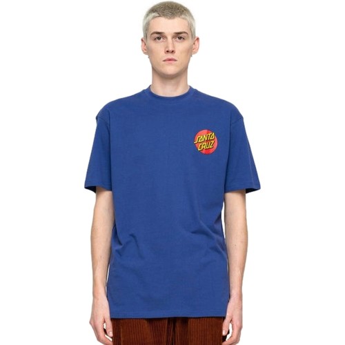 Vêtements Homme T-Shirt de manga comprida 35 Santa Cruz  Bleu