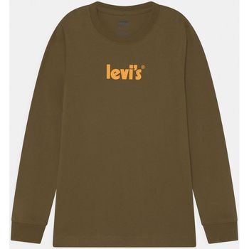 Vêtements Enfant T-shirts & Polos Levi's 9EG560 POSTER LOGO-E1F DARK OLIVE Vert